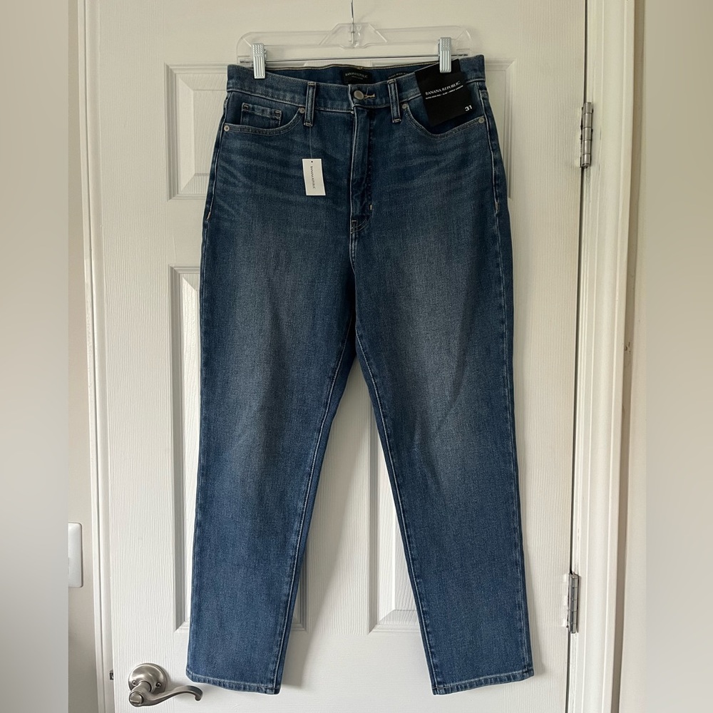 NWT Banana Republic Ultra High Rise Slim Ankle Jean sz 31